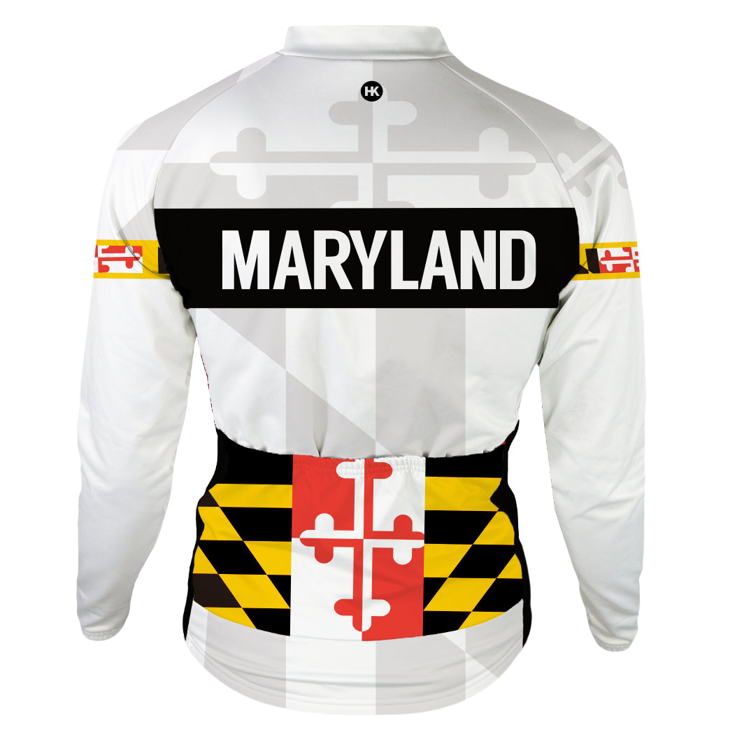Maryland 2.0 Remix Women's Thermal-Lined Cycling Jersey by Hill Killer