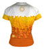 Sun Spear Orange Women's Club-Cut Cycling Jersey by Hill Killer