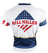 Stars & Stripes Men's Club-Cut Cycling Jersey by Hill Killer