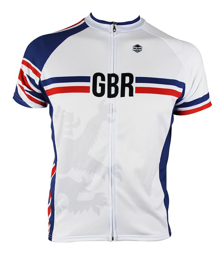Great Britain Men's Club-Cut Cycling Jersey by Hill Killer