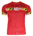 Maryland Banner Red Men's Club-Cut Cycling Jersey by Hill Killer