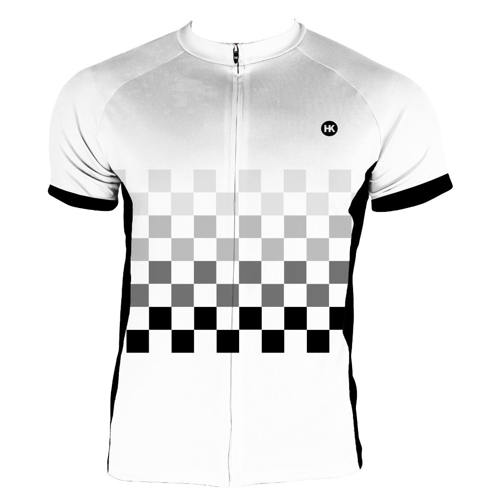 Black and discount white cycle jersey