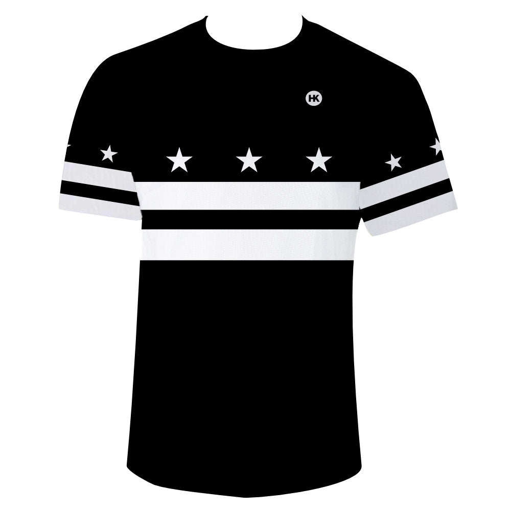 DC Flag Black Loose Fit 'Adventure' Jersey