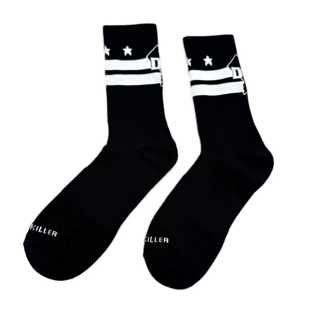 Black DC Cycling Socks