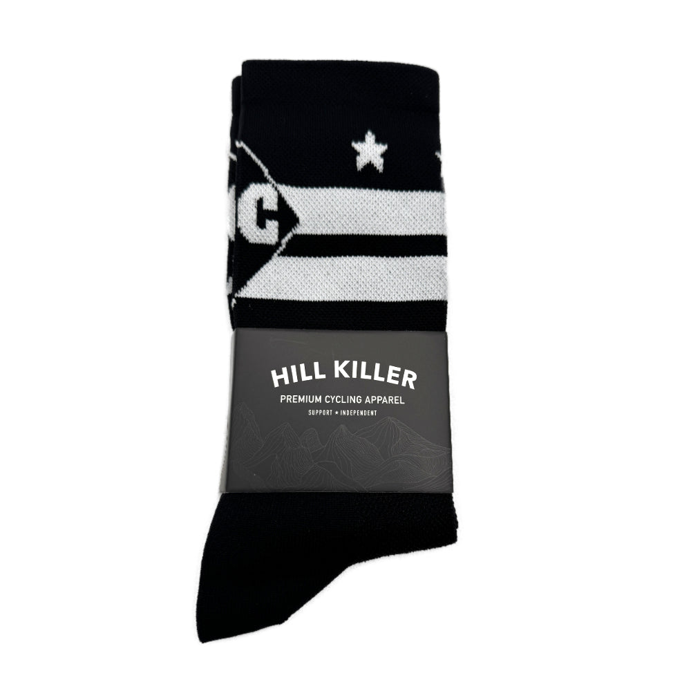 Black DC Cycling Socks