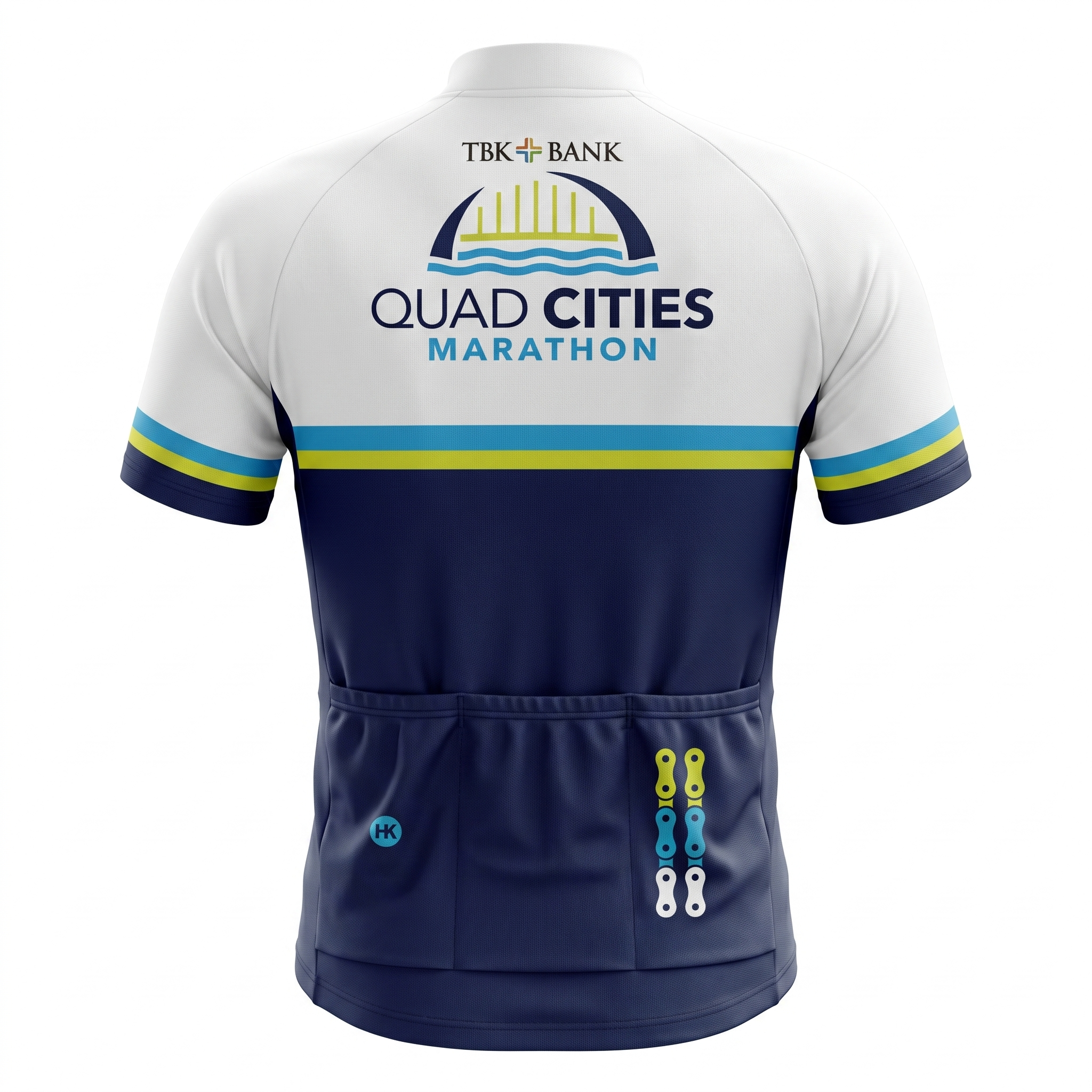 Quad Cities Marathon Club-Cut Cycling Jersey (Please Allow 8-12 Weeks for Delivery)