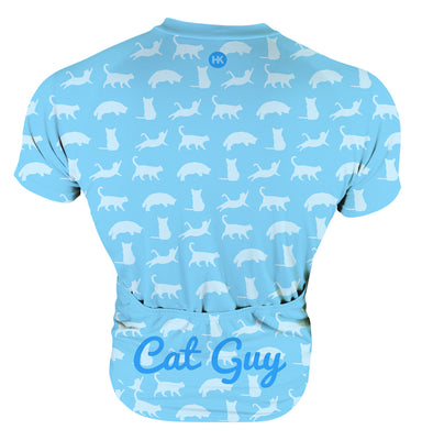 Cat Guy Men's Club-Cut Cycling Jersey by Hill Killer