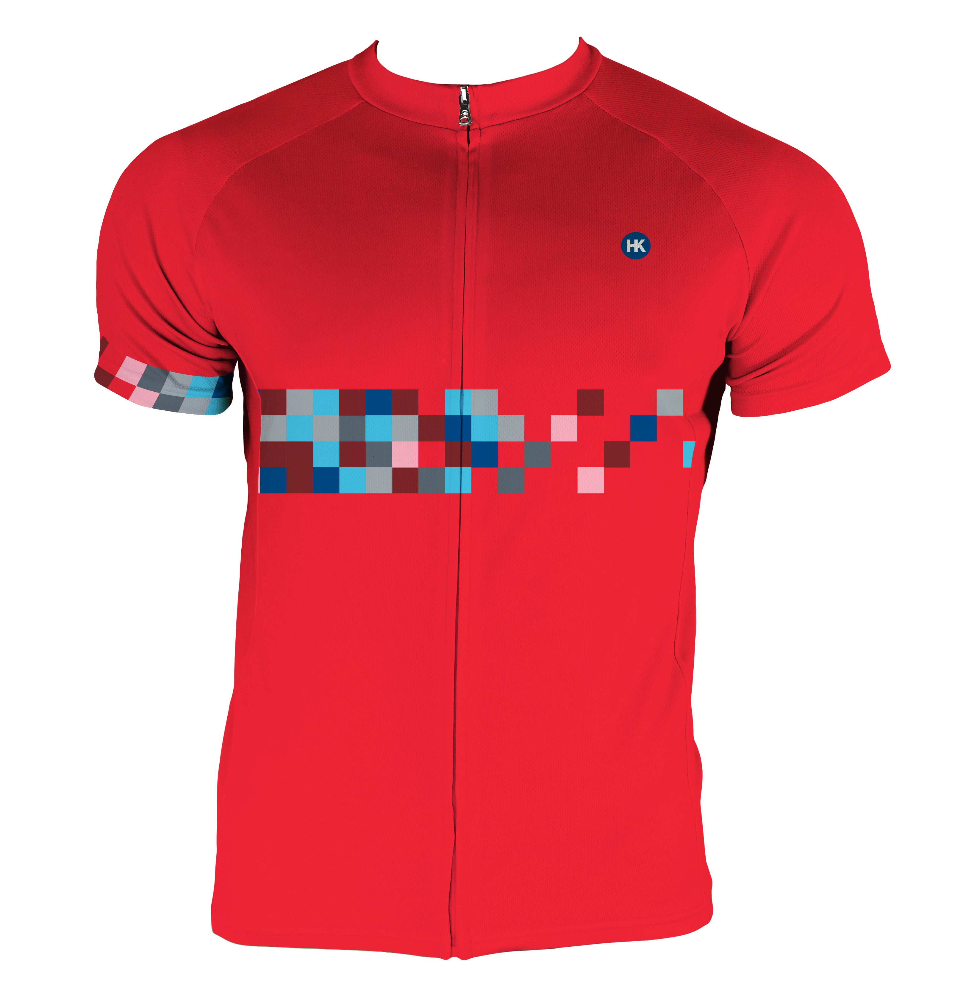Color Coded Men's Summer Light Club-Cut Cycling Jersey by Hill Killer