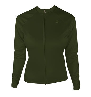 Crocodile (Preorder) Women's Thermal-Lined Cycling Jersey by Hill Killer