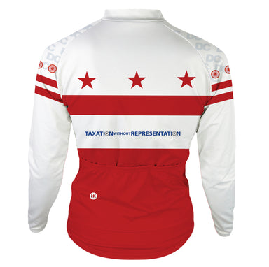 DC Flag Women's Thermal-Lined Cycling Jersey by Hill Killer