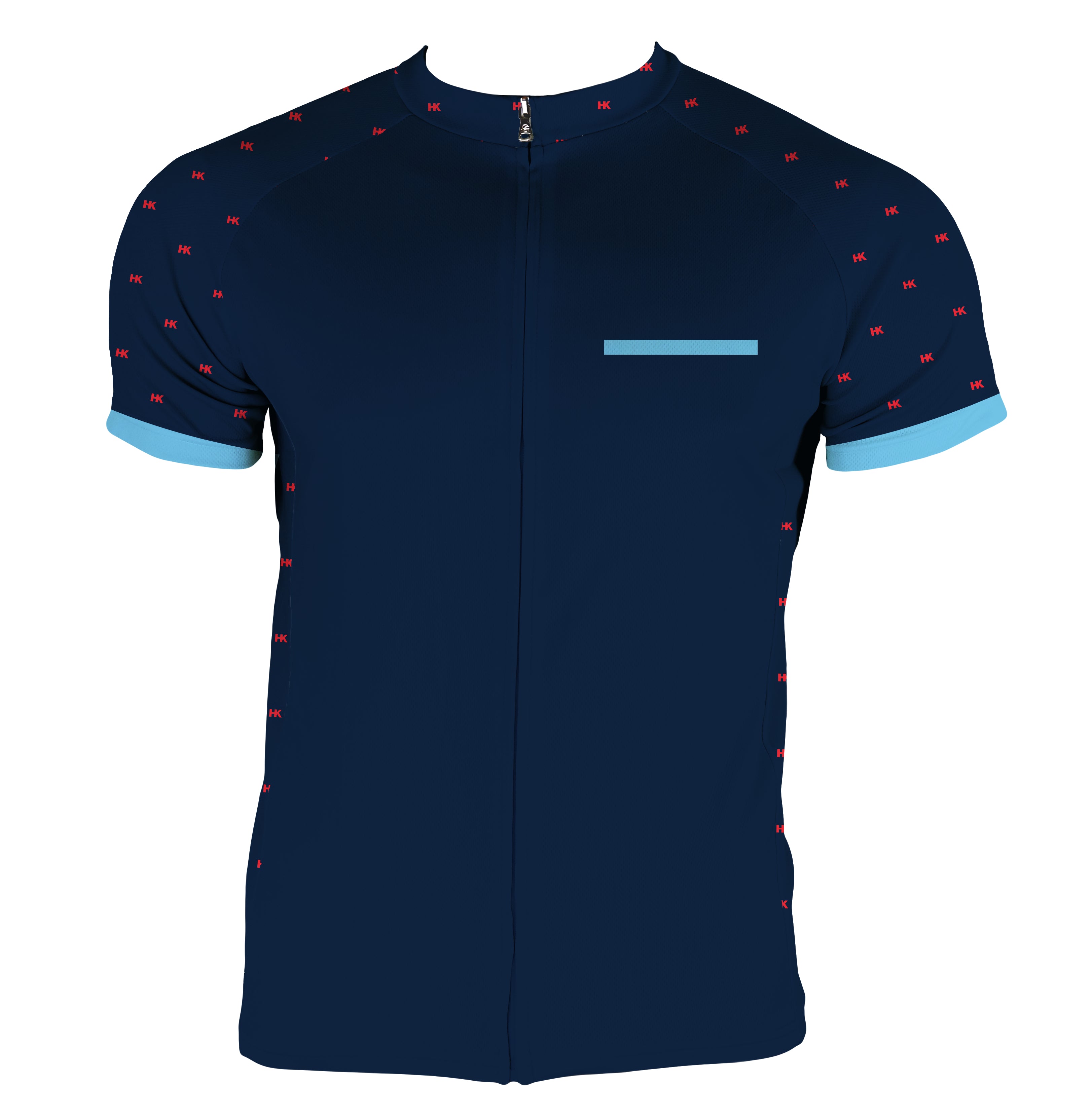 Dress Blue Men's Club-Cut Cycling Jersey by Hill Killer