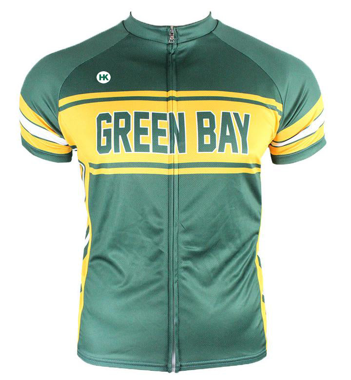 Green Bay Men's Club-Cut Cycling Jersey by Hill Killer
