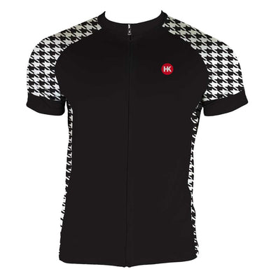 Houndstooth Men's Club-Cut Cycling Jersey by Hill Killer