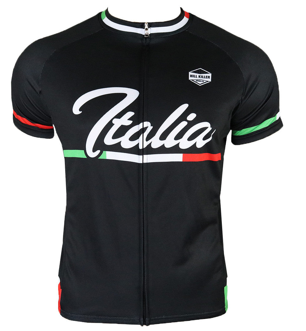 The Italia Men's Club-Cut Cycling Jersey by Hill Killer