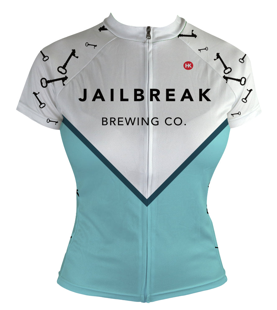 Women's Jailbreak Brewing Jersey Custom Club-Cut Cycling Jersey by Hill Killer