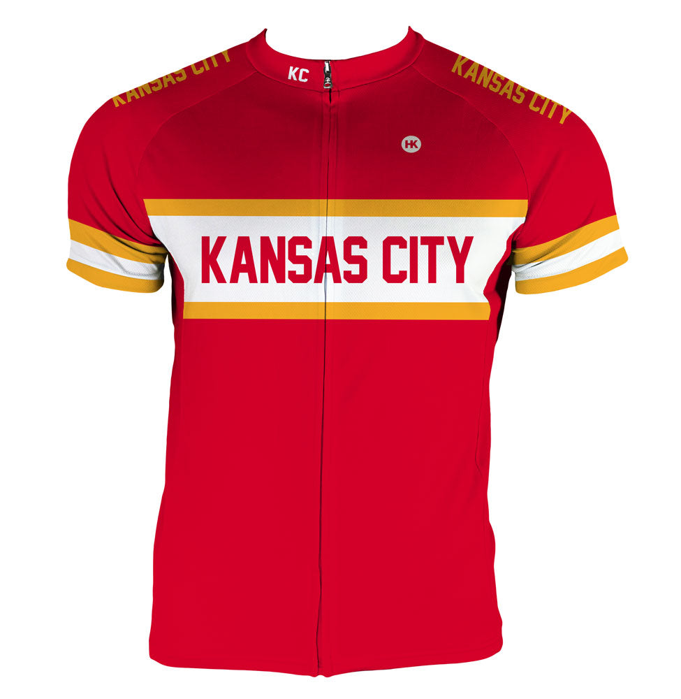Kansas City Mens Club-cut Cycling Jersey — Hill Killer