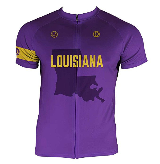 Louisiana Men's Club-Cut Cycling Jersey by Hill Killer