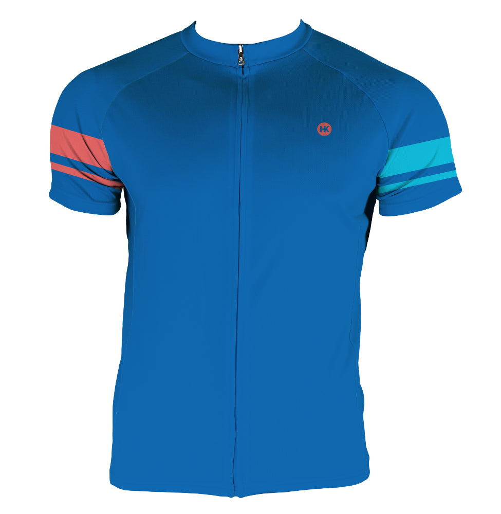 Living Coral Men's Club-Cut Cycling Jersey by Hill Killer