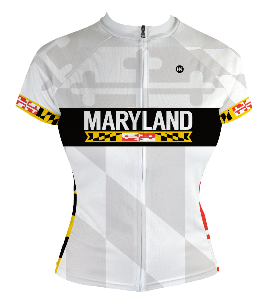 Maryland 2.0 Remix Women's Club-Cut Cycling Jersey by Hill Killer
