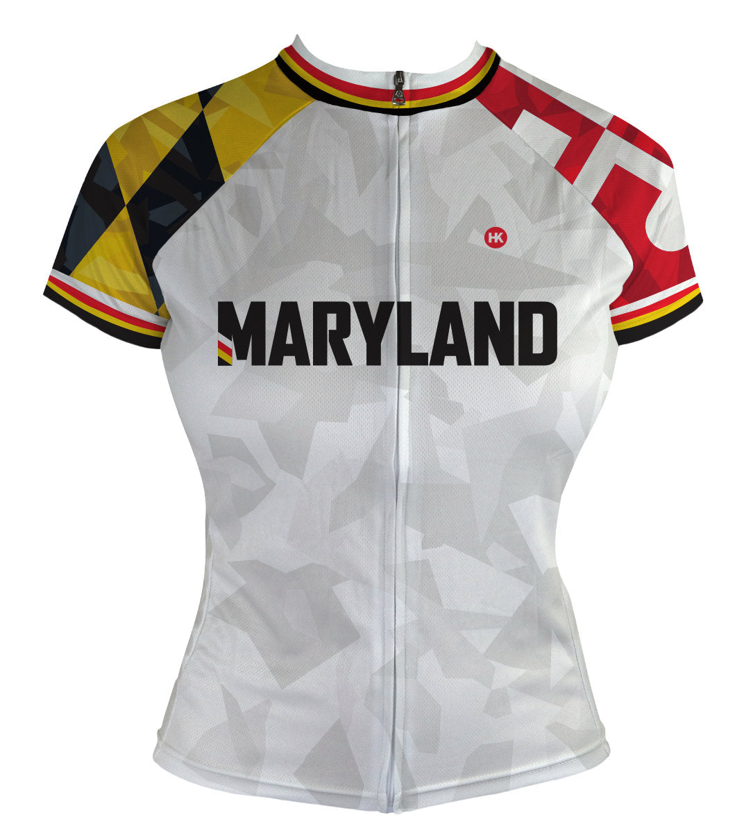 Maryland 2.0 Men's Cycling Jersey | Hill Killer Apparel X-Large / Regular / White