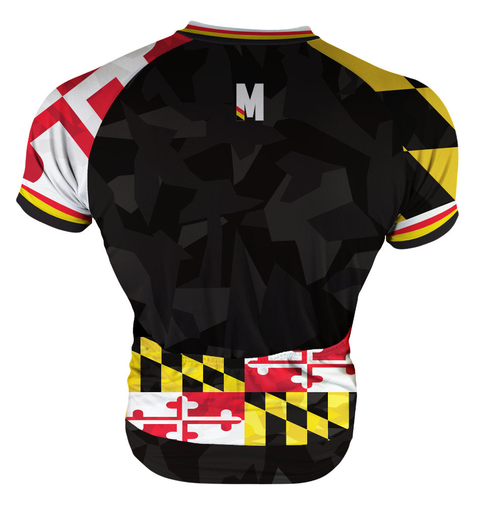 Customized Maryland Short Sleeve Cycling Jersey for Men I01D0210920_05 / L