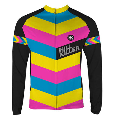 The Unicorn Men's Thermal-Lined Cycling Jersey by Hill Killer