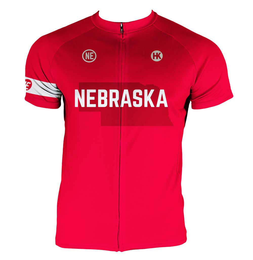 Nebraska Men's Club-Cut Cycling Jersey by Hill Killer