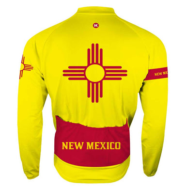 New Mexico Men's Thermal-Lined Cycling Jersey by Hill Killer