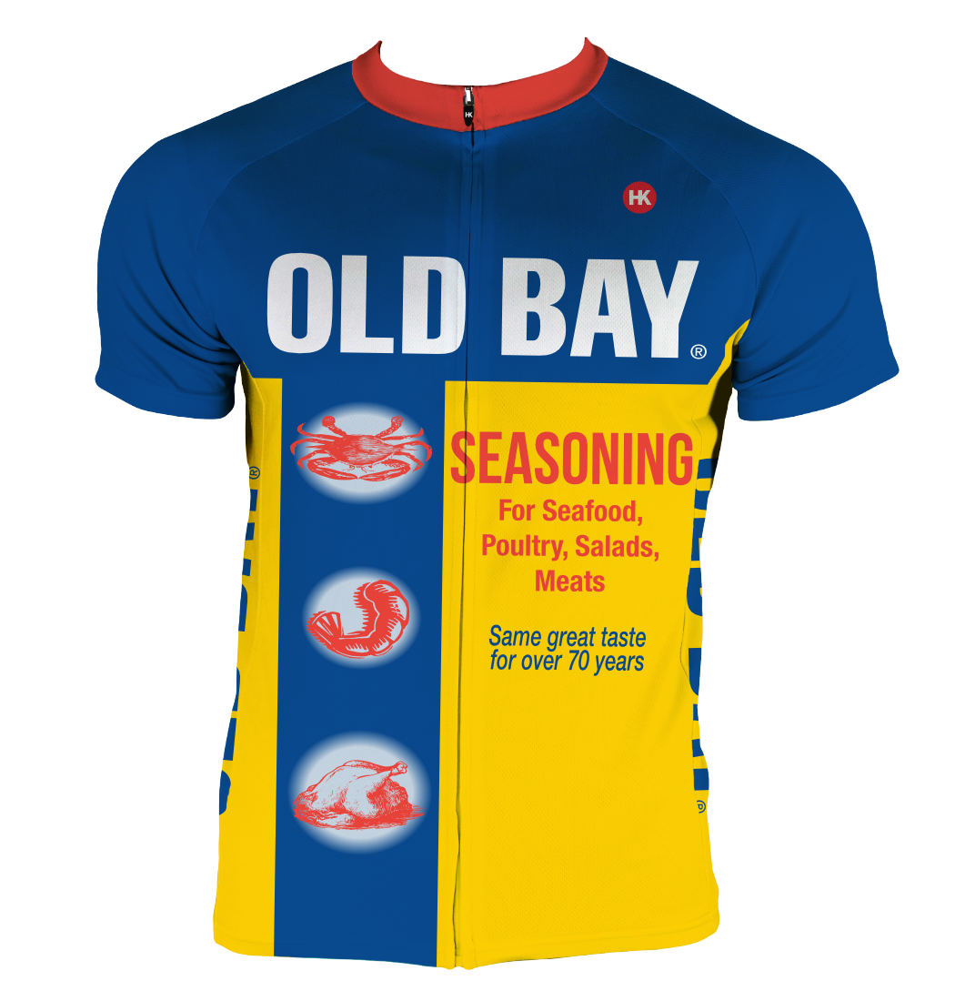 Old Bay Men's Cycling Jersey | Hill Killer Apparel 4X-Large / Regular / Blue