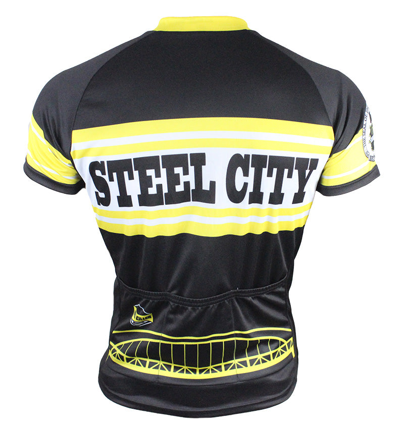Pittsburgh Men's Club-Cut Cycling Jersey by Hill Killer