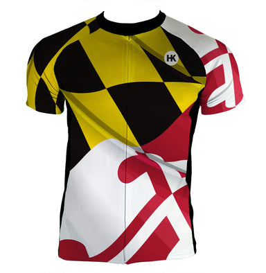 Hill Killer Maryland Flag Cycling Jersey X-Large