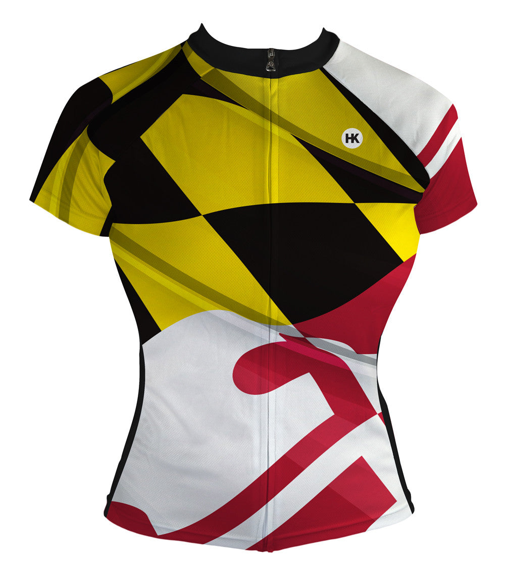 Pride of Maryland Women's Club-Cut Cycling Jersey by Hill Killer