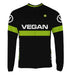 Retro Vegan Men's Thermal-Lined Cycling Jersey by Hill Killer