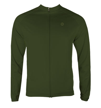 Crocodile Men's Thermal-Lined Cycling Jersey by Hill Killer