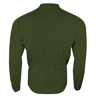 Crocodile Men's Thermal-Lined Cycling Jersey by Hill Killer
