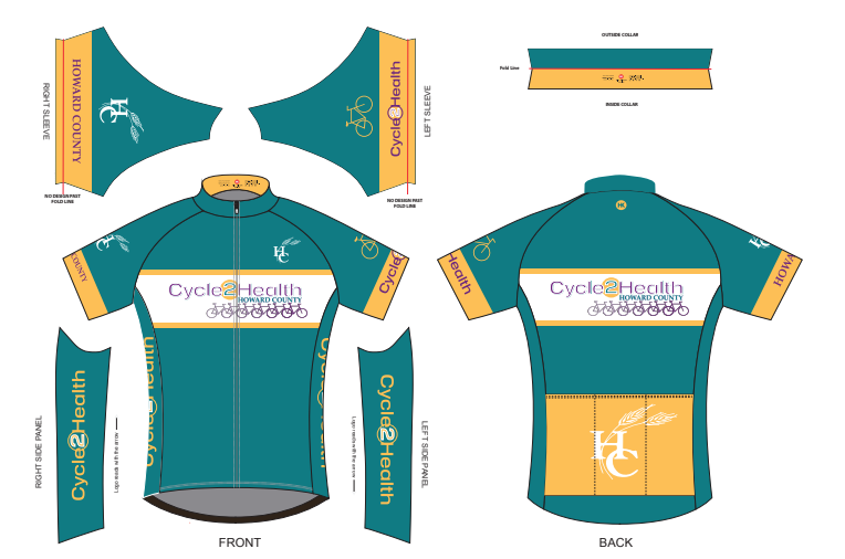 Women's Cycle to Health Jersey (Preorder - Ships in 8-10 weeks)
