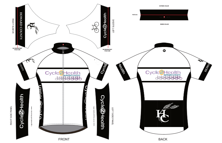 Women's Cycle to Health Jersey (Preorder - Ships in 8-10 weeks)