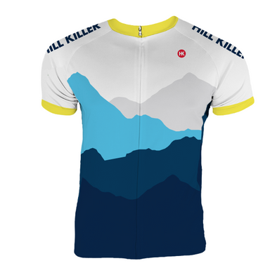 DC Flag Men's Cycling Jersey | Hill Killer Apparel X-Large / Regular / White
