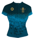 Kraken Blue Women's Club-Cut Cycling Jersey by Hill Killer
