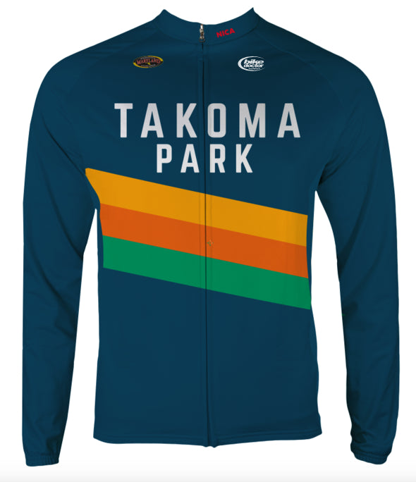 Takoma Park Thermal Cycling Jersey Custom Takoma Park by Hill Killer