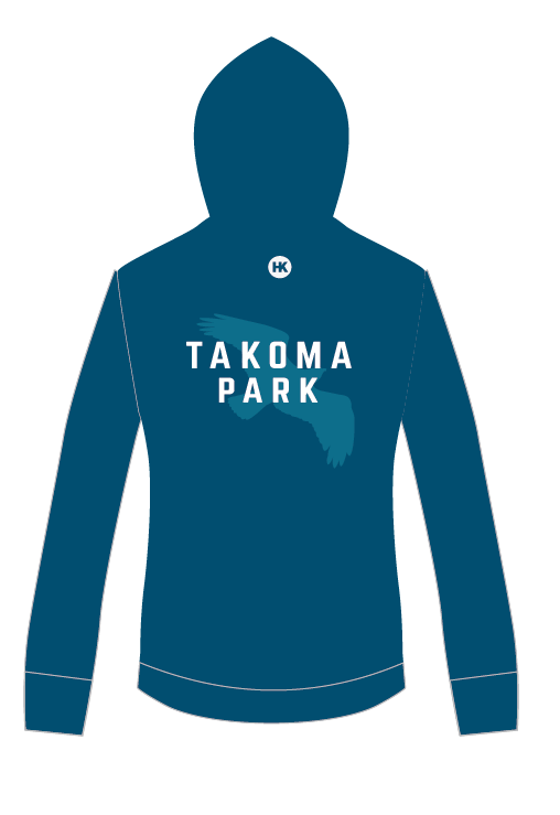 Takoma Park Track Hoodie Custom Takoma Park by Hill Killer