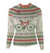 "Not So Ugly" Christmas Sweater Women's Thermal-Lined Cycling Jersey by Hill Killer