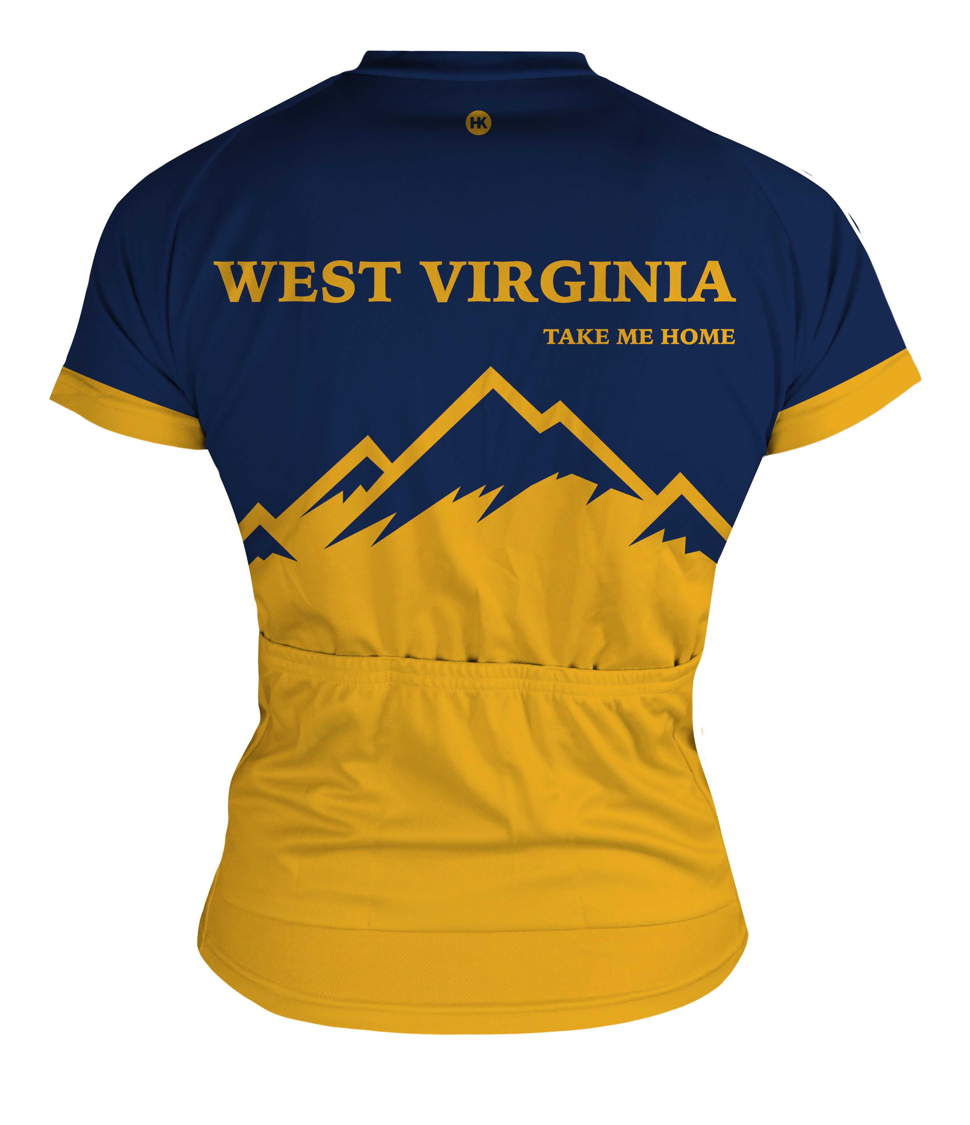 West Virginia Women's Club-Cut Cycling Jersey by Hill Killer