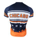 Chicago Retro Men's Club-Cut Cycling Jersey by Hill Killer