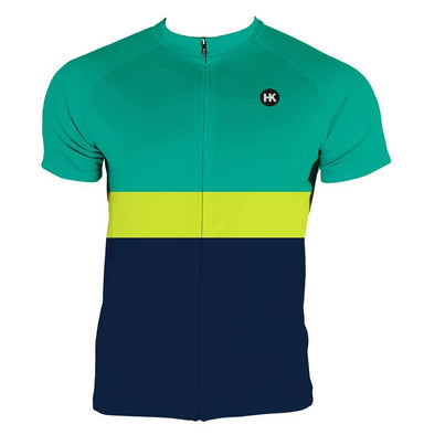 Lime Punch Men's Club-Cut Cycling Jersey by Hill Killer