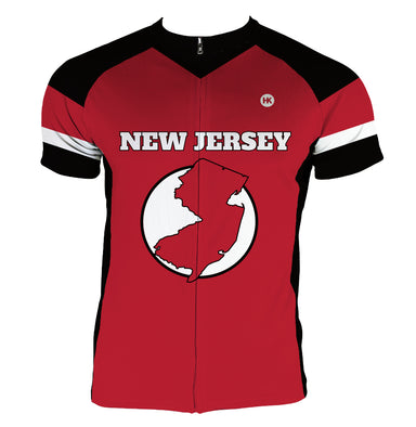 New Jersey Men's Club-Cut Cycling Jersey by Hill Killer