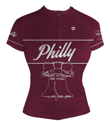Philly 'Liberty' Women's Club-Cut Cycling Jersey by Hill Killer