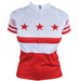 DC Flag Women's Club-Cut Cycling Jersey by Hill Killer